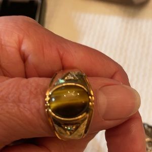 Two men’s gold filled dress rings, size 11 -12. Sold together